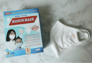 KHẨU TRANG VẢI 3 LỚP KHÁNG NƯỚC - KHÁNG GIỌT BẮN HS KT02